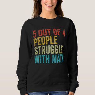 Sweatshirt 5 Des 4 Personnes Luttent Avec L'Enseignant De L'É