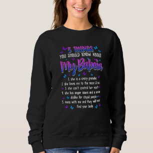 Sweatshirt 5 Les Choses Devraient Être Au Courant De Ma Fête