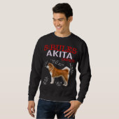Sweatshirt 5 Règles pour le cadeau des propriétaires Akita - (Devant entier)