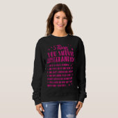 Sweatshirt 5 Things You Should Know About My Grandma  8 (Devant entier)