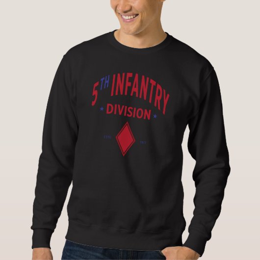 Sweatshirt 5e division d'infanterie - Militaire américain (Devant)