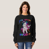 Sweatshirt 5th Grade Nailed It  Unicorn Happy Last Day Of Sch (Devant entier)