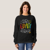 Sweatshirt 5th Grade Squad Fifth Teacher Student Team Back To (Devant entier)