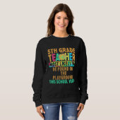 Sweatshirt 5th Grade Teacher Most Likely To Be Found On The P (Devant entier)