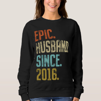 Sweatshirt 5th Wedding Anniversary For Him Epic Husband Since
