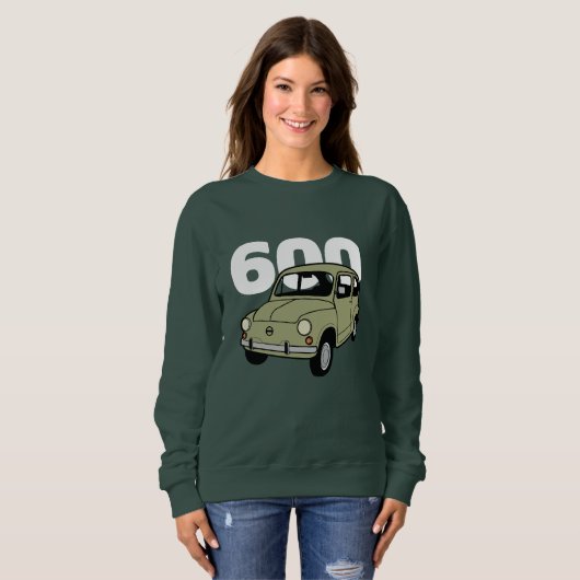 Sweatshirt 600 v2 vert (Devant entier)