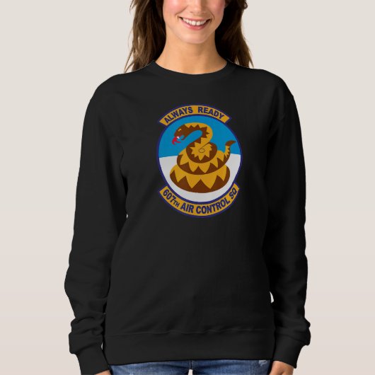 Sweatshirt 607e Escadron de contrôle aérien (Devant)