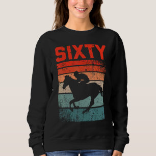 Sweatshirt 60e Anniversaire Cheval Ventilateur 60 ans Homme W