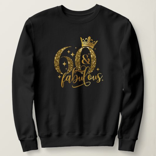 Sweatshirt 60e anniversaire -T-shirt féminin (Design devant)