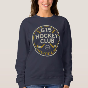 Sweatshirt 615 Hockey Club Nashville TN - Hockey Vintage