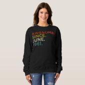 Sweatshirt 61 Ans Juin 1961 (Devant entier)