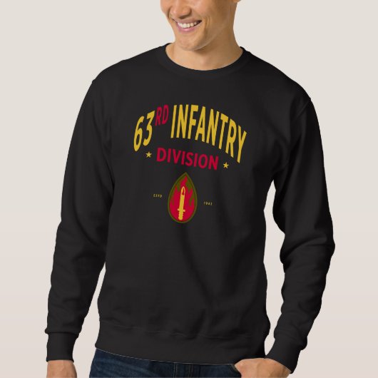 Sweatshirt 63e division d'infanterie - US Military (Devant)