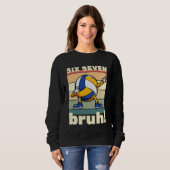 Sweatshirt 67 Meme Funny Six Seven Bruh Kids Boys Girls Dab V (Devant entier)
