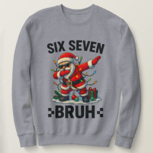 Sweatshirt 67 Six Seven Burh Santa en train de dabber Noël