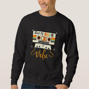 Sweatshirt 6 Ans Anniversaire Best Of 2016 Cassette Bande 6e