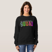 Sweatshirt 6th Grade Teacher Squad  Back to School Worker Sup (Devant entier)