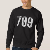Sweatshirt 709 Area Code Newfoundland Labrador Mobile Area Co (Devant)