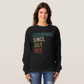 Sweatshirt 70 ans de légende depuis juillet 1952 70e annivers (Devant entier)