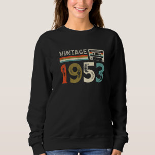 Sweatshirt 70 ans Vintage 1953 70e anniversaire