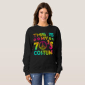 Sweatshirt 70s Halloween Costume 1970s Seven Music Disco (Devant entier)