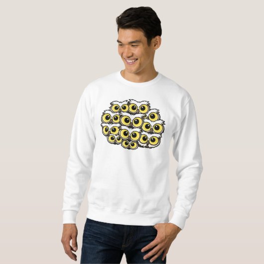 Sweatshirt 70s Style Owl (Devant entier)