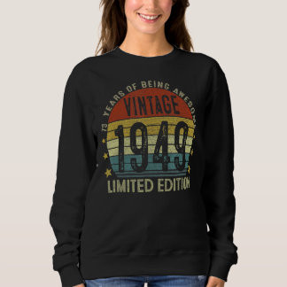Sweatshirt 73 ans Vintage 1949 73e classique