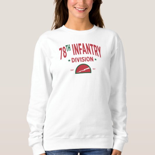 Sweatshirt 78e Division d'infanterie "Division de la foudre"  (Devant)