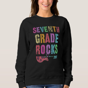 Sweatshirt 7e année Rocks Enseignant étudiant Rockstar Team R