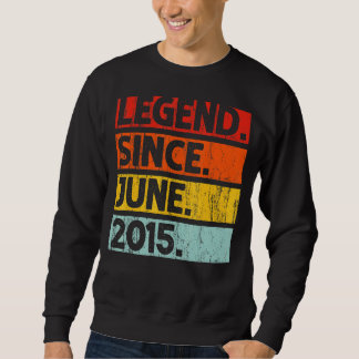 Sweatshirt 7e anniversaire Légende depuis juin 2015 7 ans