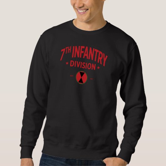Sweatshirt 7e division d'infanterie "Division de Californie" (Devant)