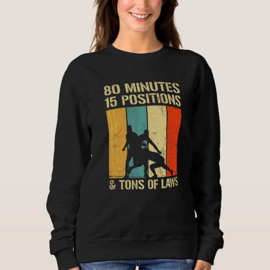 Sweatshirt 80 Minutes 15 Positions & Tonnes De Lois Citer Pou (Devant)