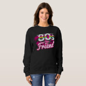 Sweatshirt 80 s Friend Vintage Retro Matching Family (Devant entier)