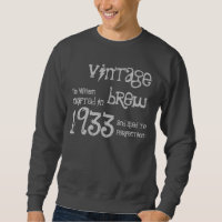 80e cadeau d'anniversaire 1933 Nom Vintage de la r