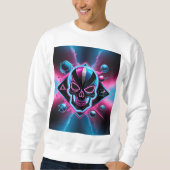 Sweatshirt 80s rétro-futurisme (Devant)