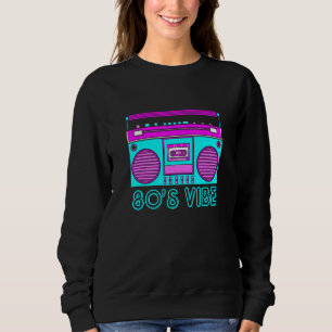 Sweatshirt 80s Vibe Retro Hip hop thème Costume de fête tenue