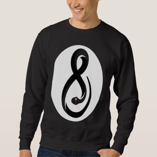 Sweatshirt 8 ball 24 mamba casual (Devant)