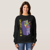 Sweatshirt 8 Bit Legend Jeu Arcade Machine Bit Concsole Vi (Devant entier)