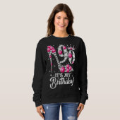 Sweatshirt 90 ans C'est mon 90e anniversaire Rose Diamond Sh (Devant entier)