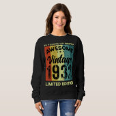 Sweatshirt 90 Ans D'Être Vintage (Devant entier)