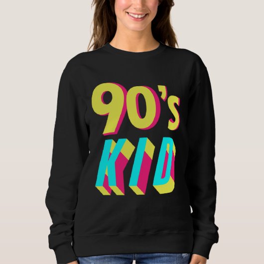 Sweatshirt 90s Costume Theme Party 90s Outfit Retro Party 90  (Devant)
