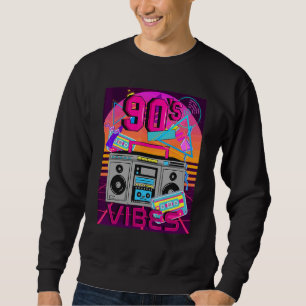 Sweatshirt 90s Vibe Pour 90s Musique I Heart The Nineties 1