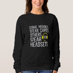 Sweatshirt 911 Opérateur Héros Porter Casques Dispatcher
