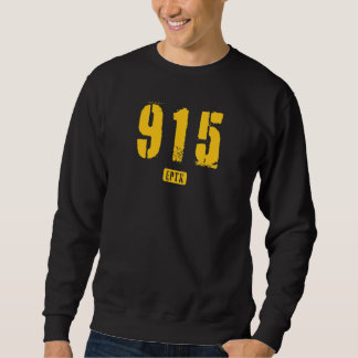 Sweatshirt 915 EPTX El Paso TX conception de pochoir brut