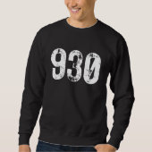 Sweatshirt 930 Area Code Evansville IN Mobile Telephone Area (Devant)
