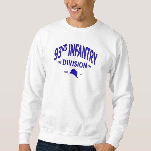 Sweatshirt 93e division d'infanterie US (Devant)