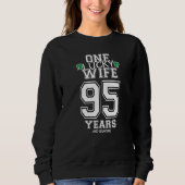 Sweatshirt 95 Ans Femme chanceuse Amusante St Patrick's Day A (Devant)