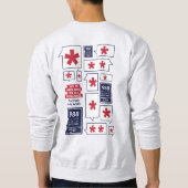 Sweatshirt 988 Col cou (Dos)