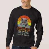 Sweatshirt 99 Petits Bugs Dans Le Code Cat (Devant)