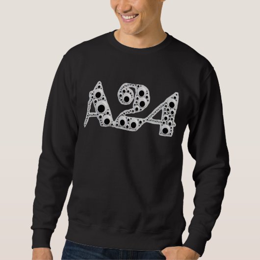 Sweatshirt A24 Mots Google Design graphique (Devant)