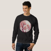 Sweatshirt A Blossoming Fashion Statement Cherry Blossom Sphe (Devant entier)